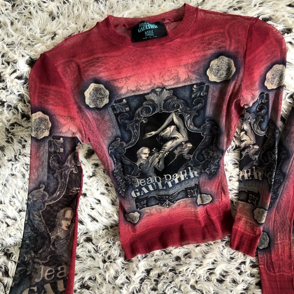 ‼️SOLD‼️Vtg JEAN PAUL GAULTIER ‘95 TOP PANTS SET - Picture 5 of 10